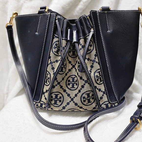 Tory BurchT Monogram McGraw Dragonfly Satchel 8.8 H X 10.2 L X 6.4 D